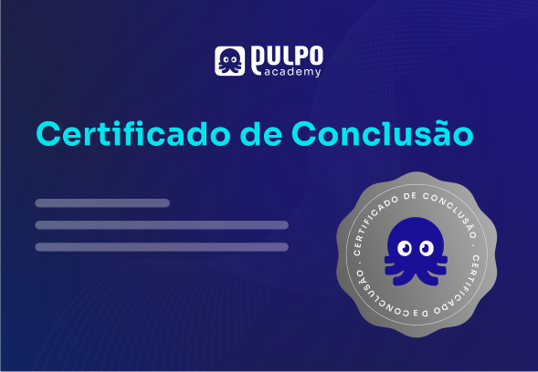 Imagem representativa do certificado de conclusão
